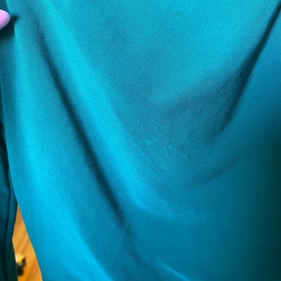 NWOT MAC DUGGAL BEADED CUFF DROP SHOULDER FAUX WRAP GOWN - Picture 5 of 8